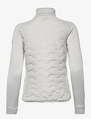Tenson - TXlite Hybrid Midlayer Zip Woman - mid layer jackets - light grey - 1