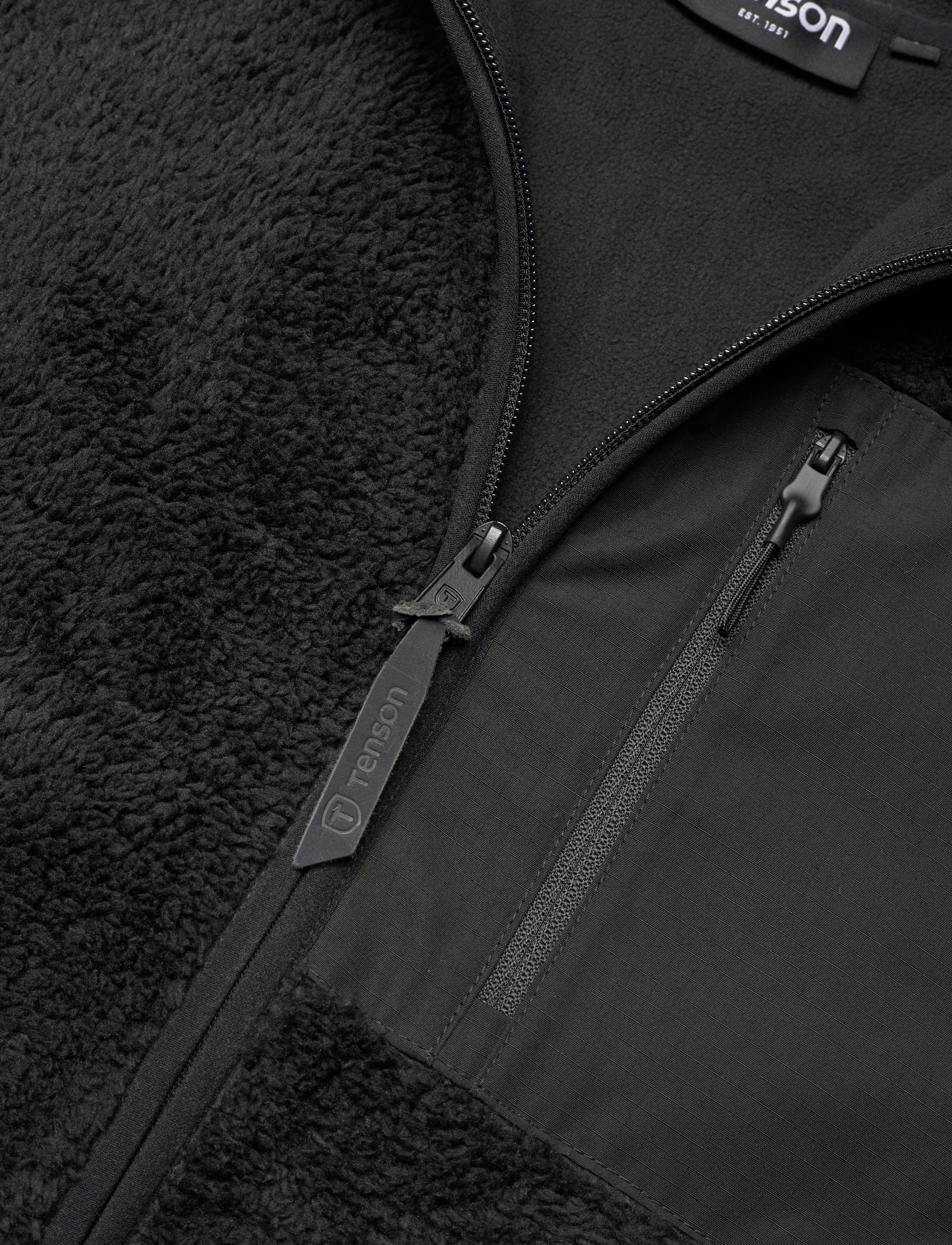 Tenson - Thermal Pile Zip Jacket - black - 2