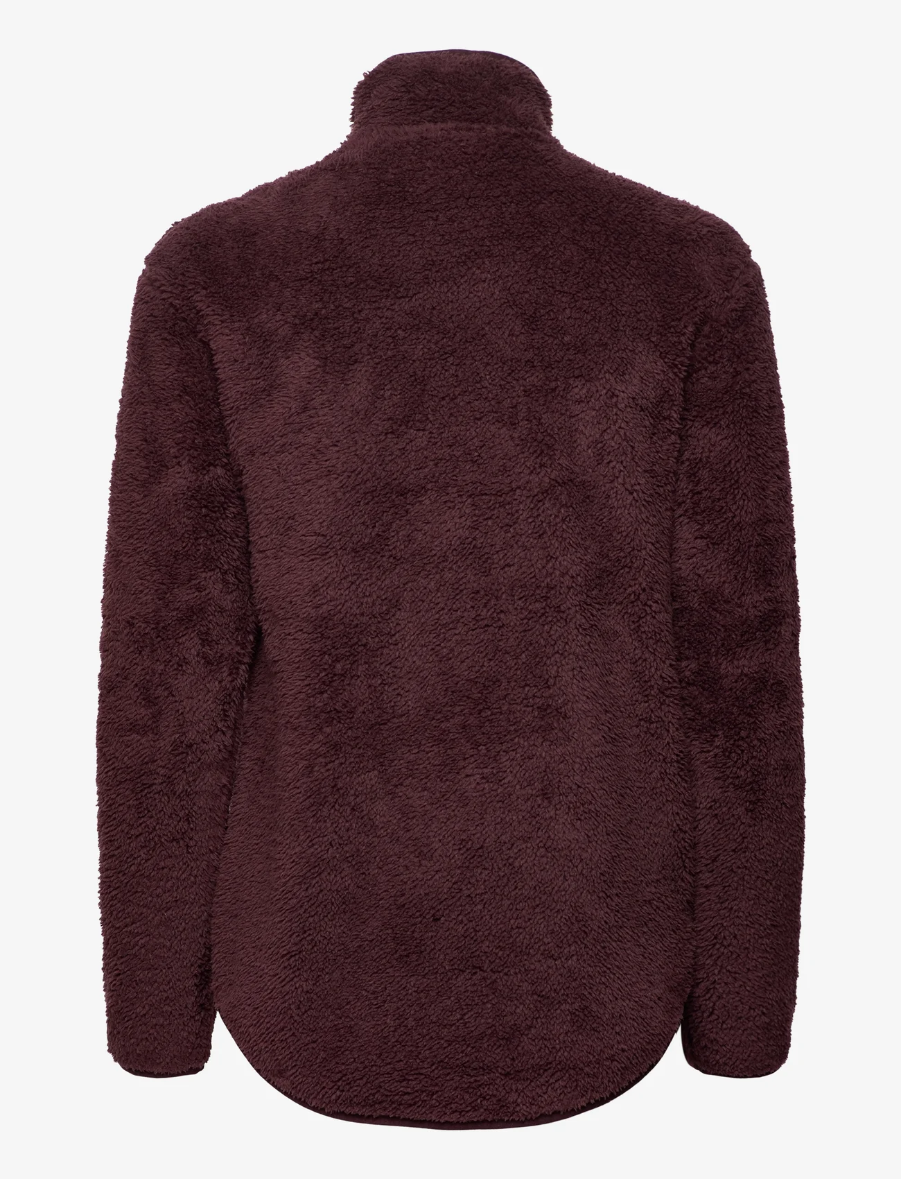 Tenson - Thermal Pile Zip Jacket - vesten - wine - 1