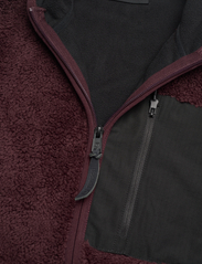 Tenson - Thermal Pile Zip Jacket - vahekihina kantavad jakid - wine - 2