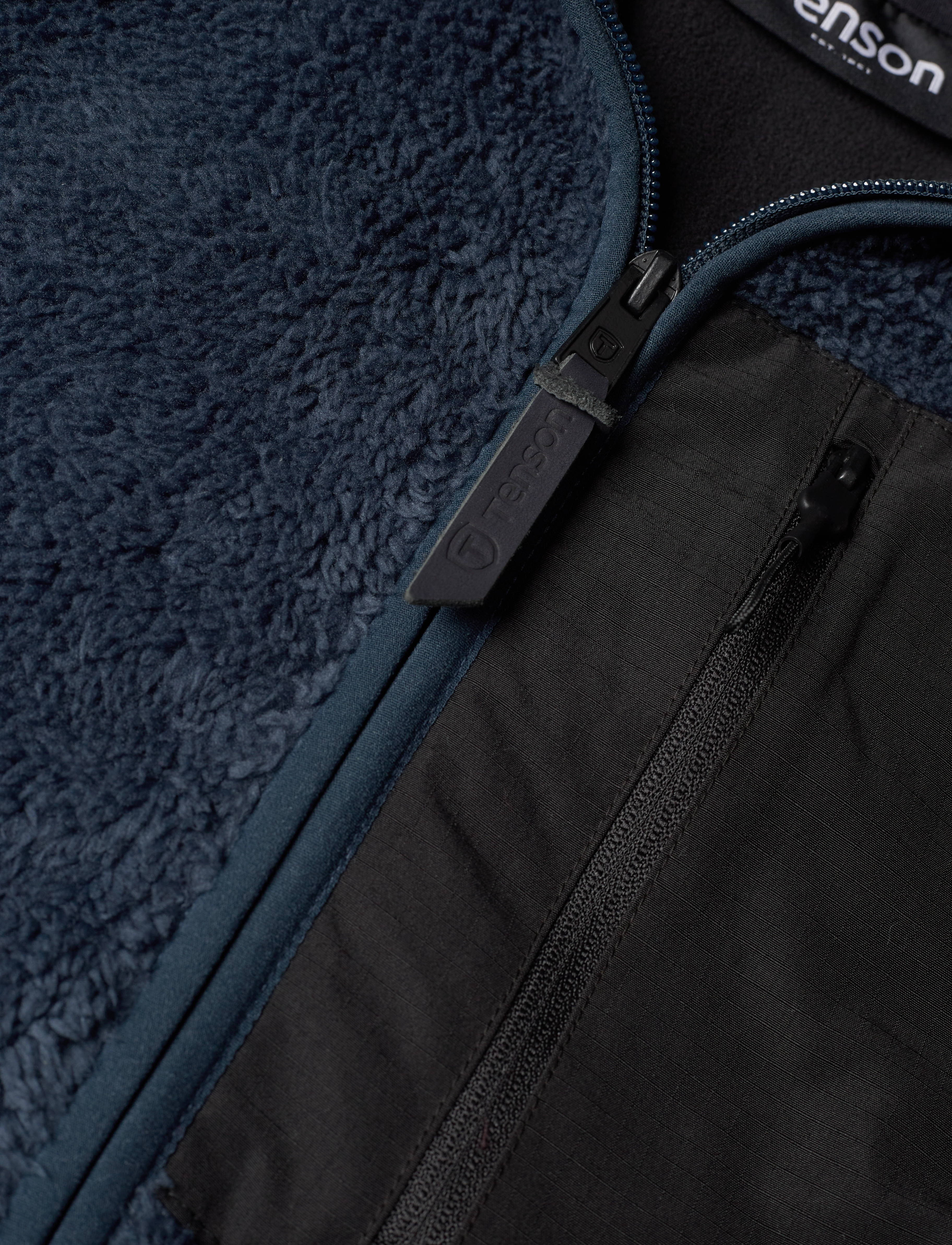 Tenson - Thermal Pile Zip J M - midnight navy - 2