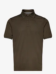 Tenson - FUNCTIONAL QD POLO M - krótki rękaw - dark olive - 0