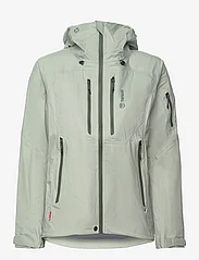 Tenson - TXlite Skagway Shell Jacket Women - virsjakas un lietusjakas - grey green - 0
