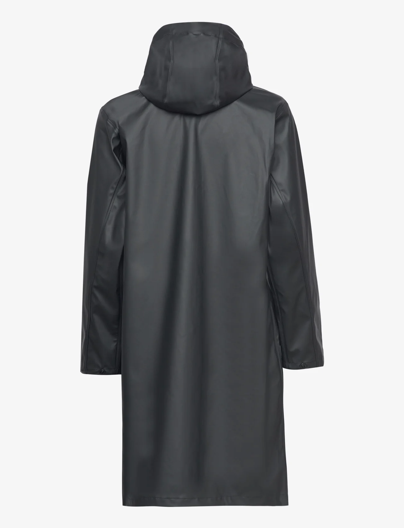 Tenson - Apelviken PU Coat W - rain coats - black - 1