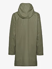 Tenson - Apelviken PU Coat W - rain coats - olive - 1