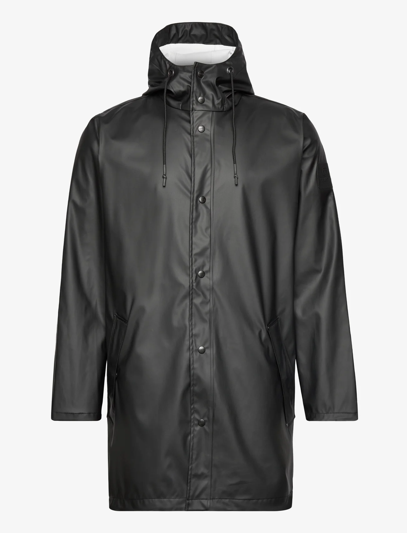 Tenson - Apelviken PU Coat M - rain coats - black - 0