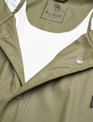 Tenson - Apelviken PU Coat M - rain coats - olive - 2