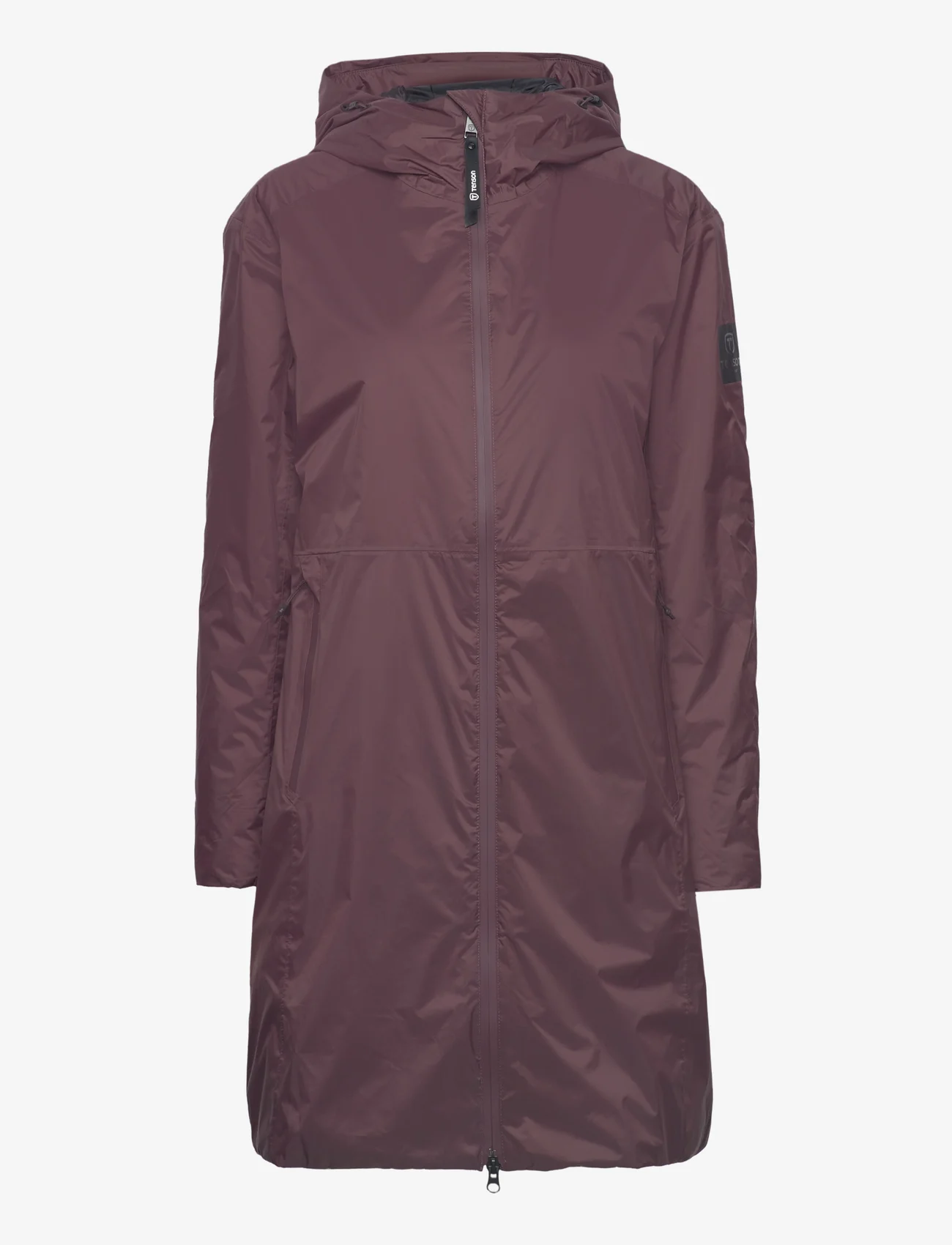 Tenson - Transition Coat Woman - rain coats - aubergine - 0