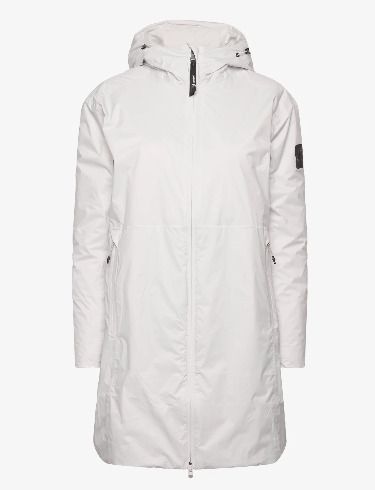 Tenson - Transition Coat Woman - lietusmēteļi - light grey - 0
