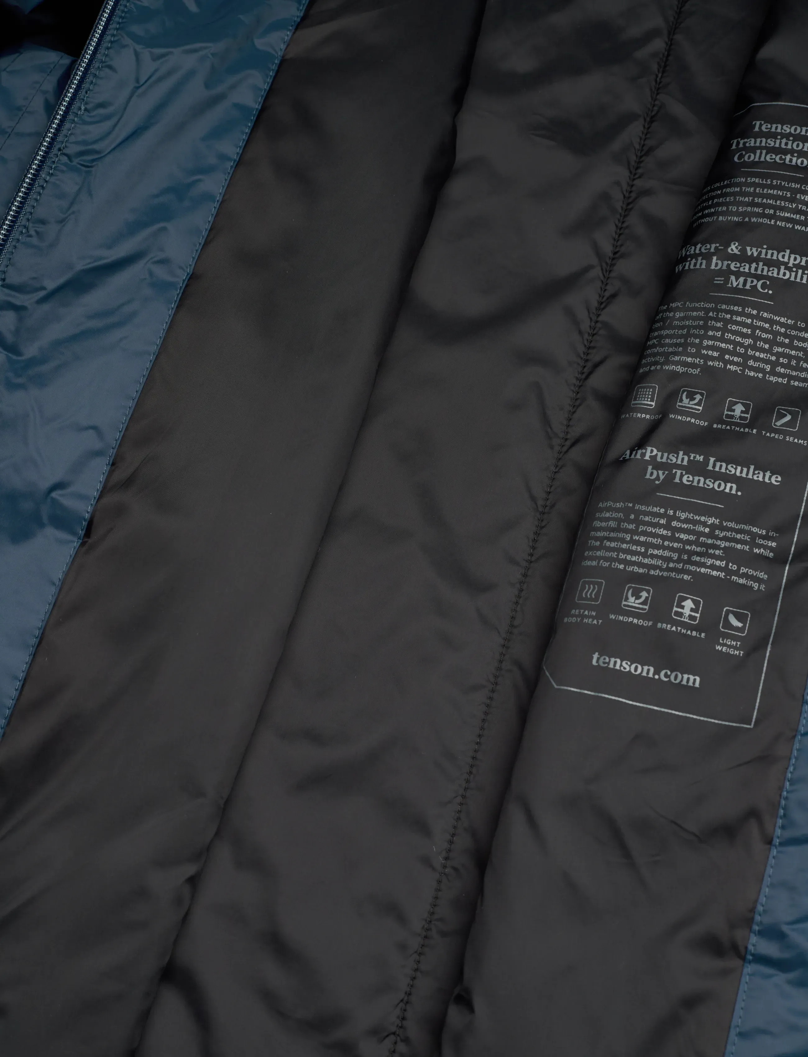Tenson - Transition Coat Men - parkasjackor - dark blue - 5