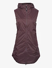 Tenson - Transition Vest Woman - tepitud vestid - aubergine - 0