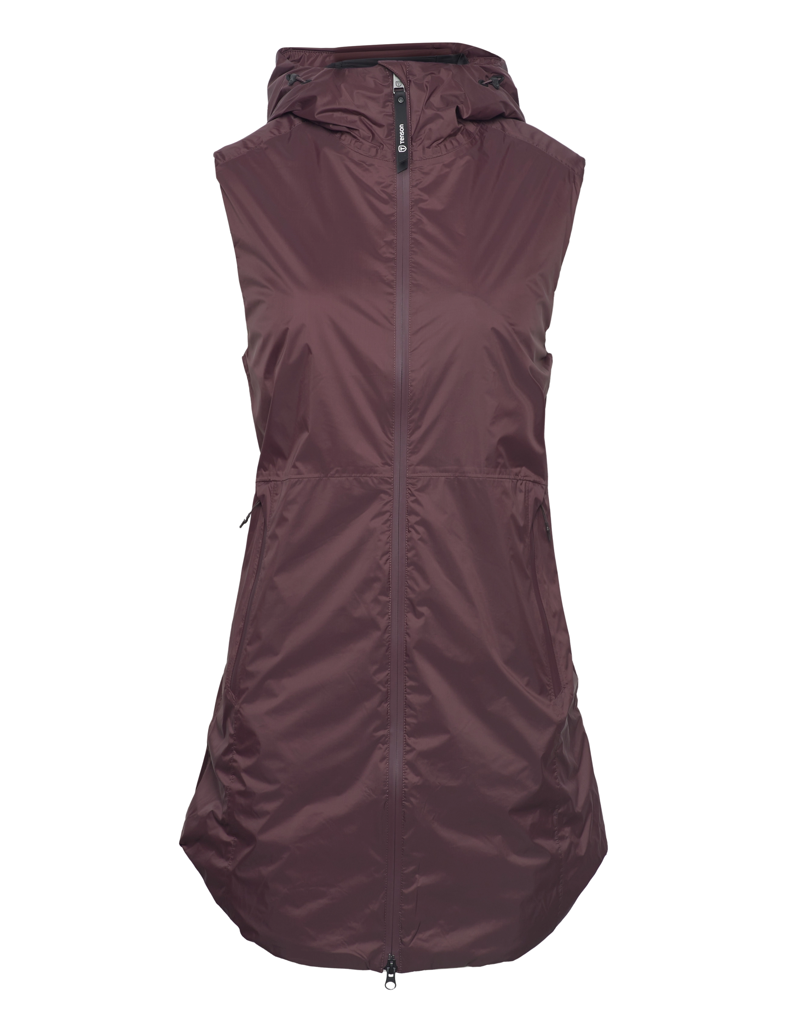 Tenson Transition Vest Woman - Västar - AUBERGINE / burgundy