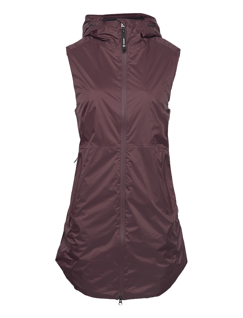 Tenson - Transition Vest Woman - overtøj - aubergine - 0