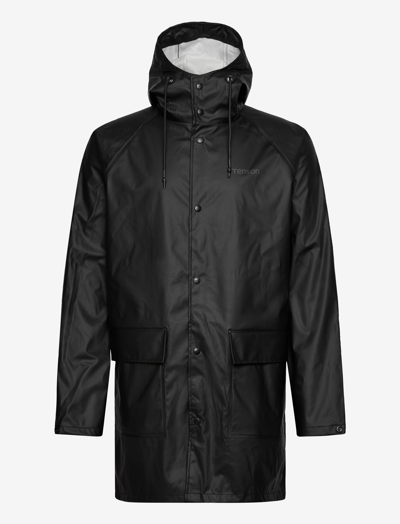 Tenson - Compass Rain Coat M - rain coats - black - 0