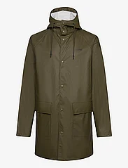 Tenson - Compass Rain Coat M - allværsjakker & regnjakker - olive - 0