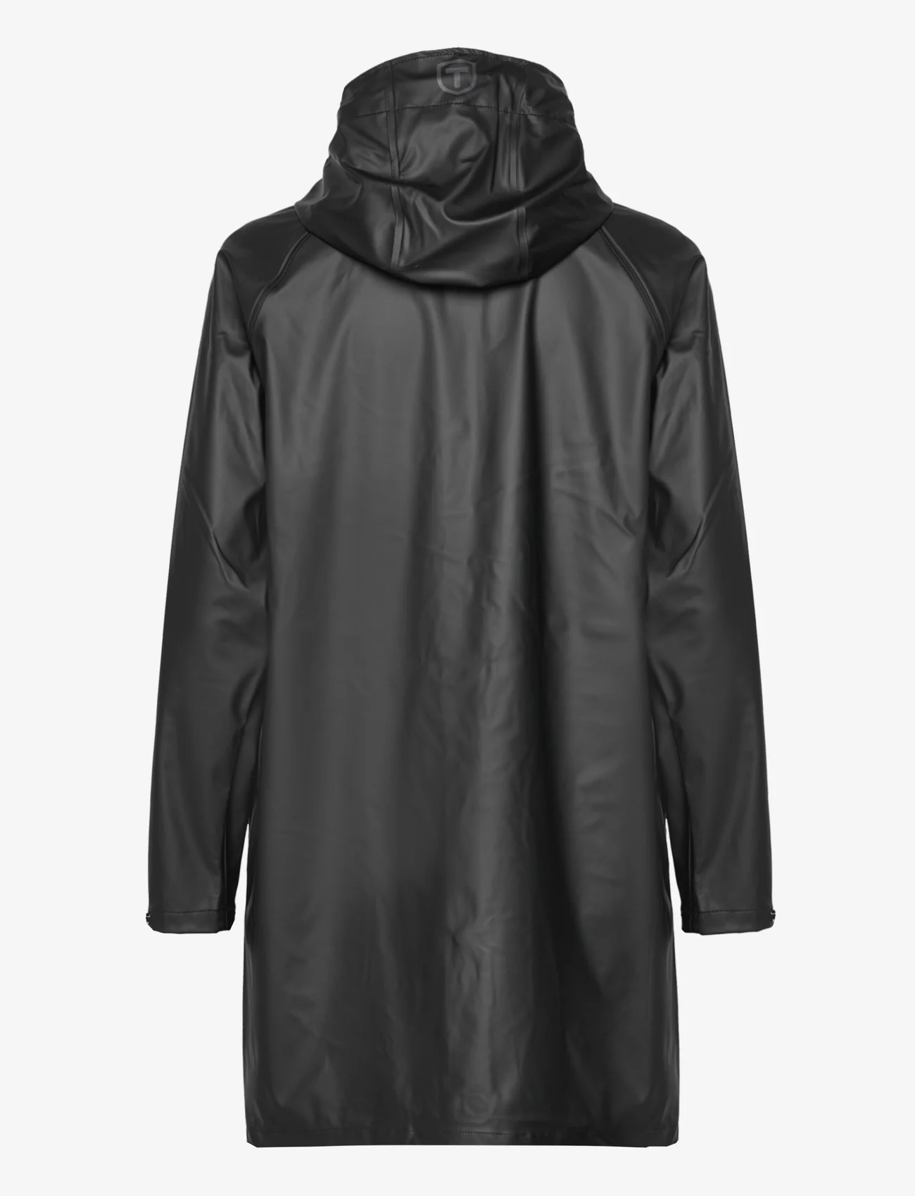 Tenson - Compass Rain Coat W - płaszcze przeciwdeszczowe - black - 1