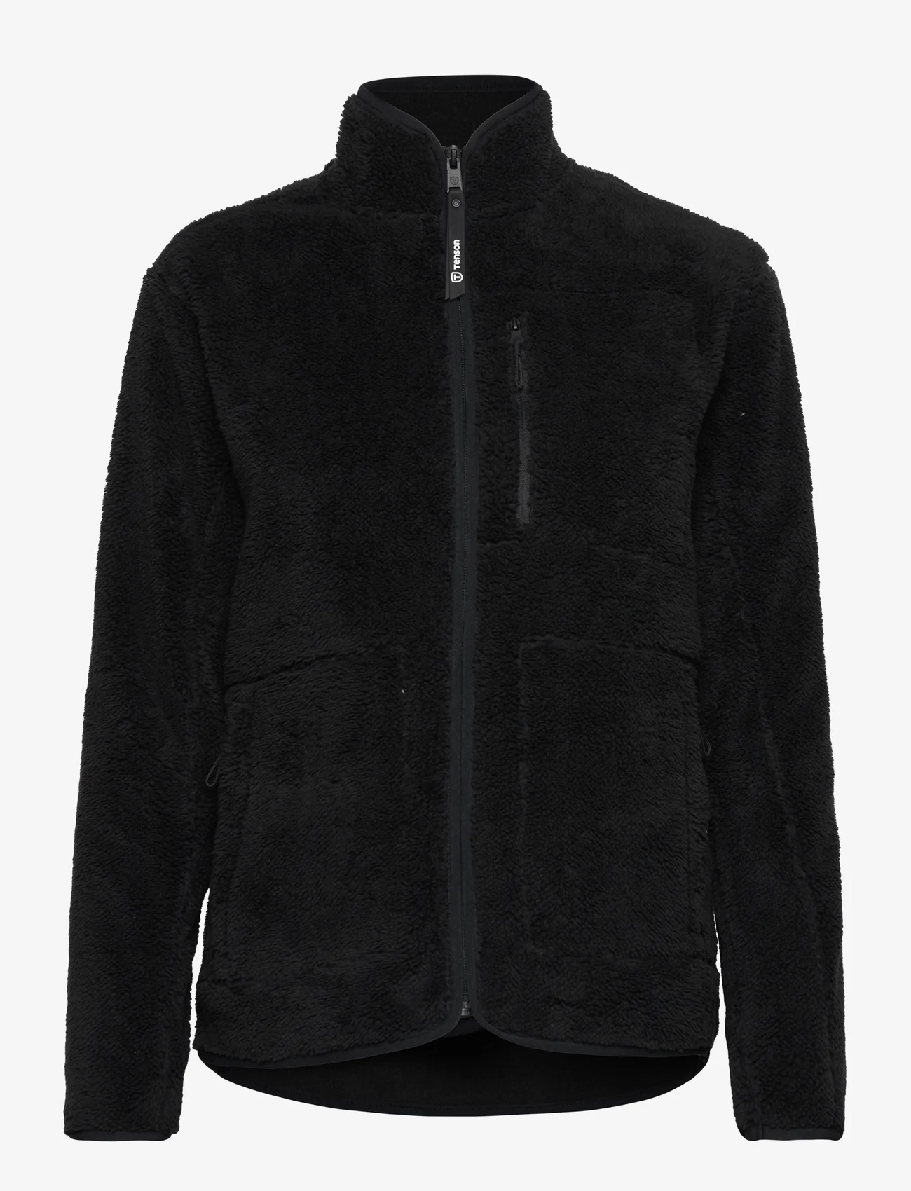 Tenson - Thermal Pile Zip Jacket Women - mid layer jackets - black - 0
