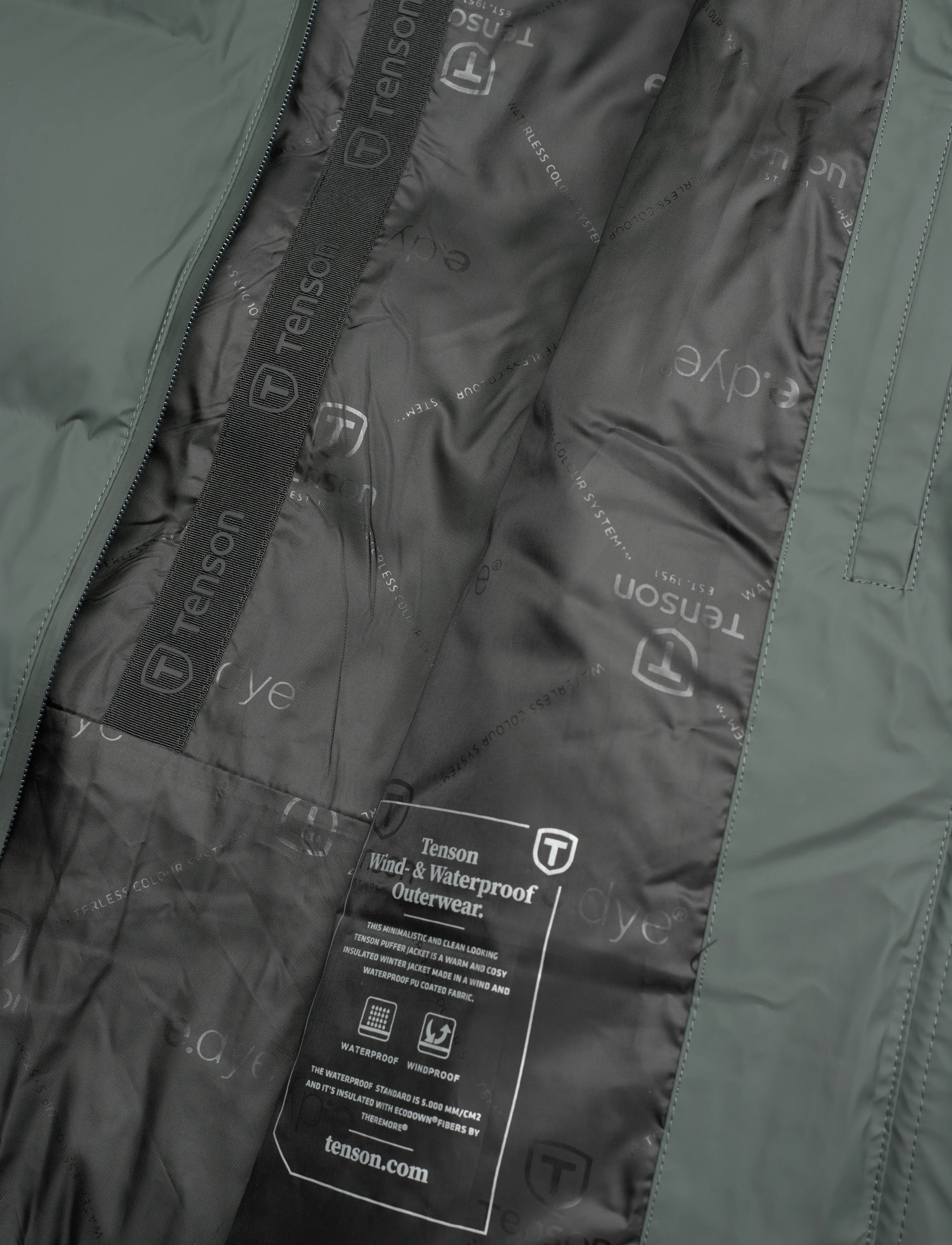 Tenson - Norgay Jacket Men - parkas - grey green - 4
