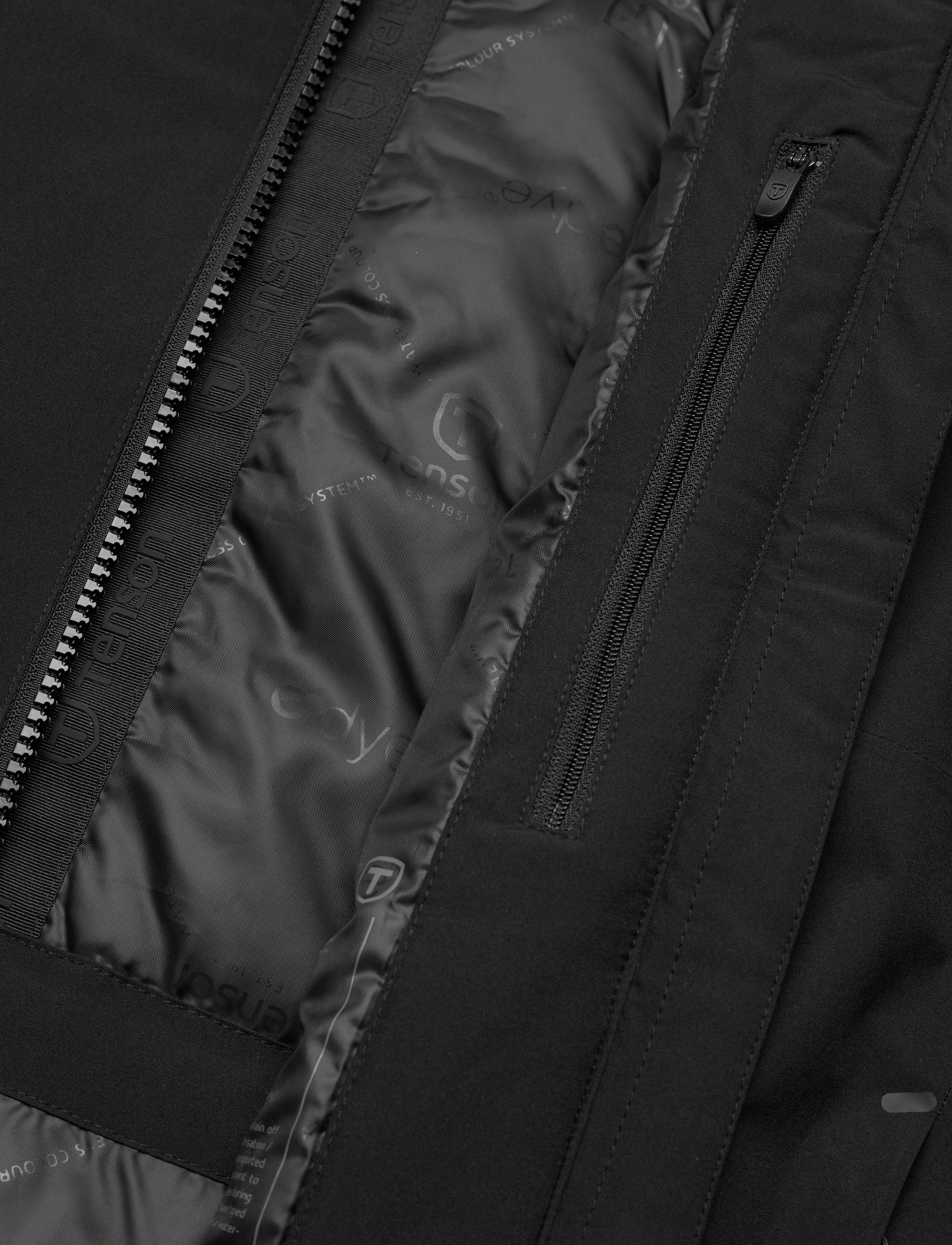 Tenson - Dave Jacket - regnjakker - black - 5