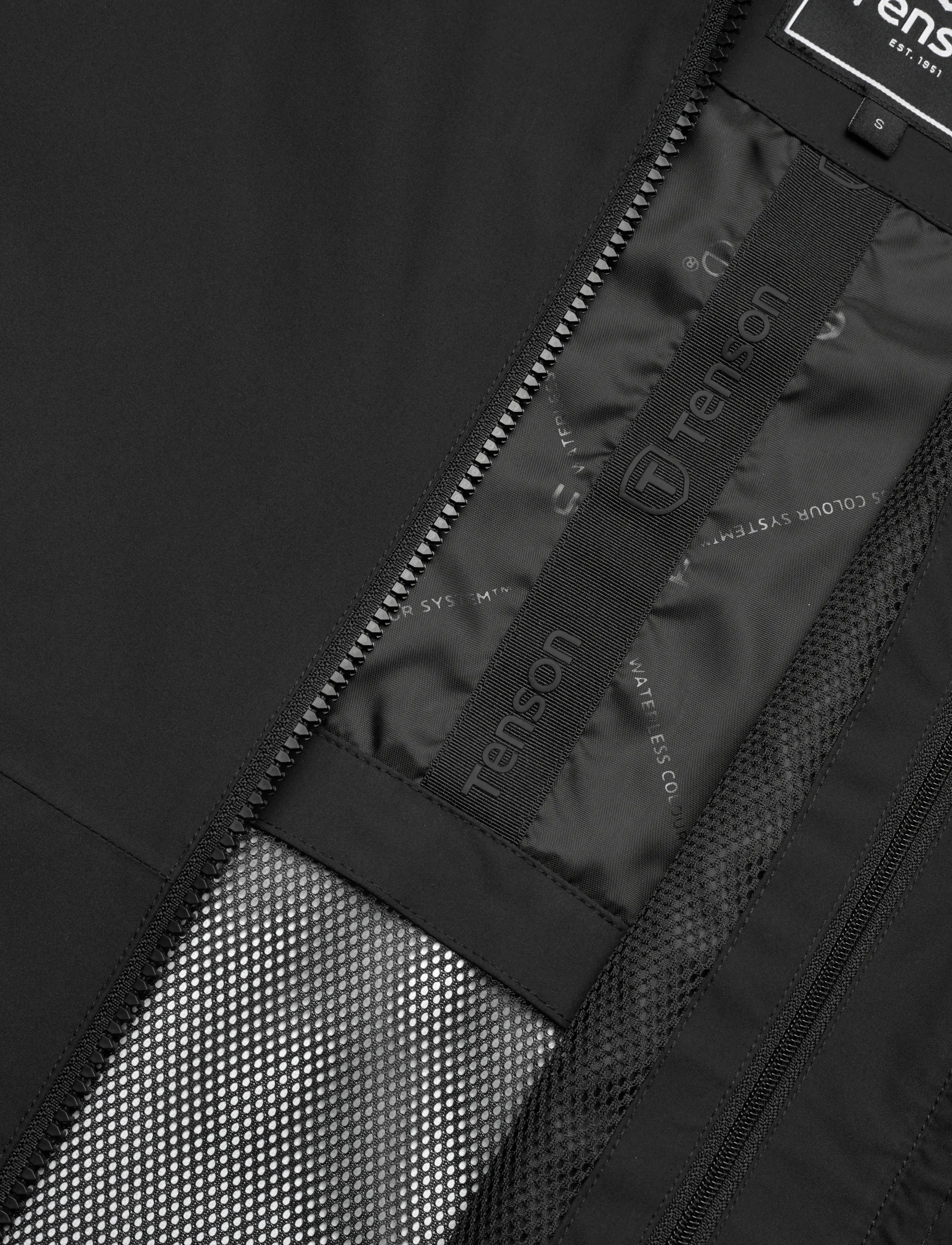 Tenson - Malou Jacket - regnjakker - black - 4