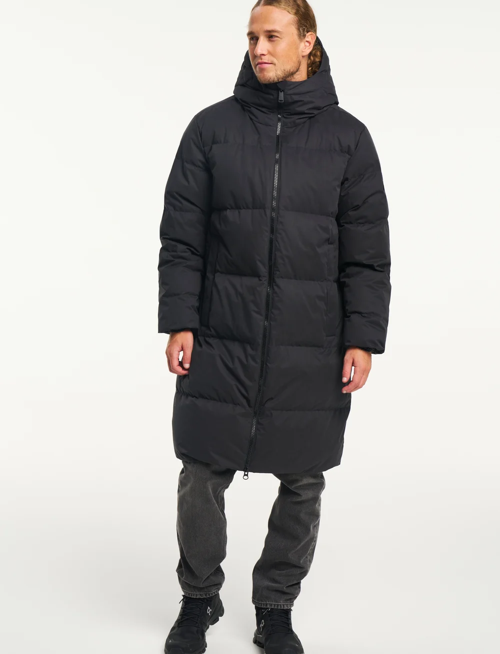 Tenson - Joe Downcoat M - parkasjackor - tap shoe black - 0