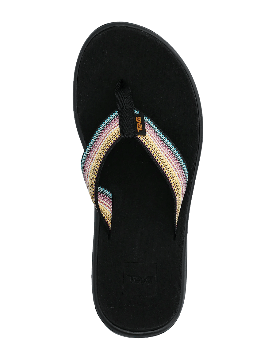 Teva - Voya Flip - flat sandals - antiguous black multi - 3
