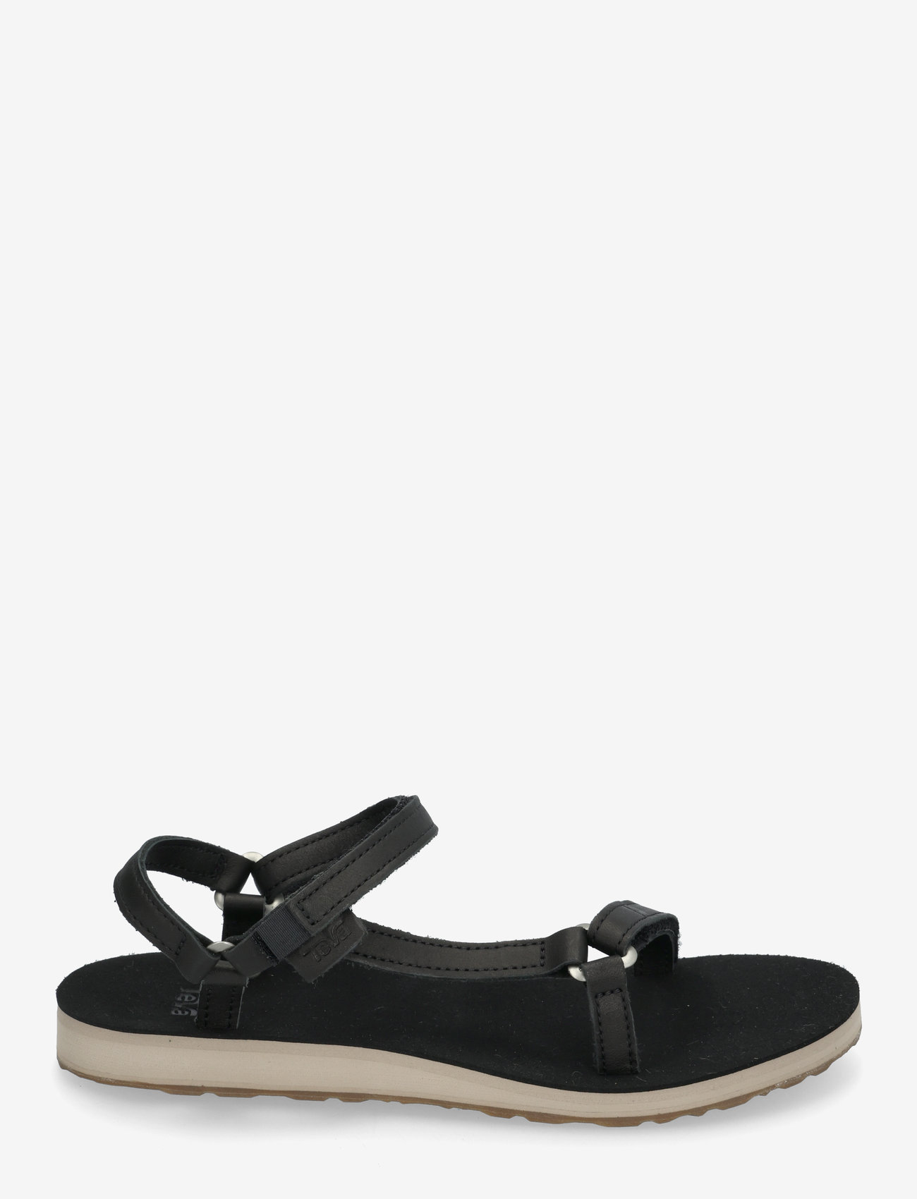 Teva - Original Universal Slim Leather - platta sandaler - black/ tan - 1