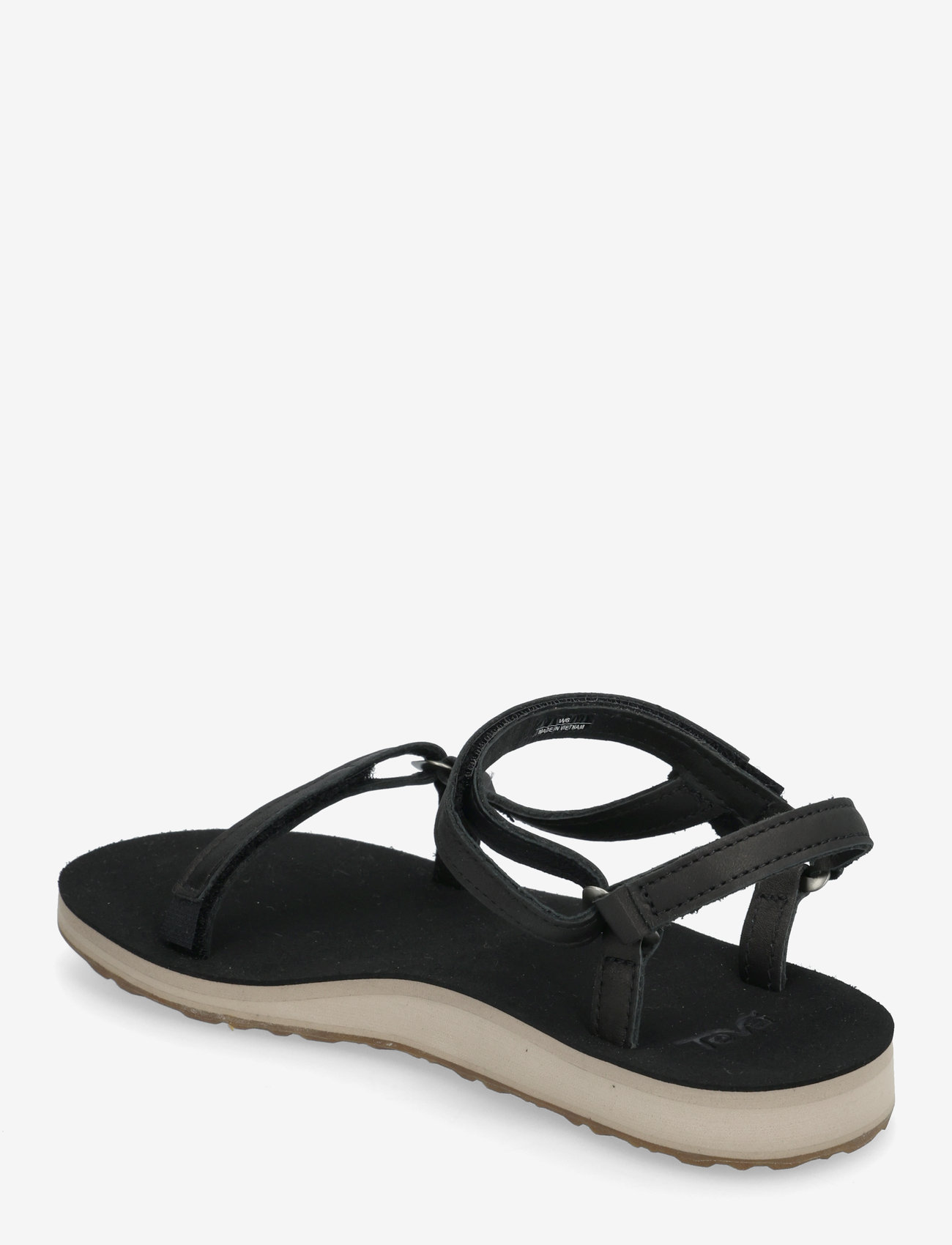 Teva - Original Universal Slim Leather - platta sandaler - black/ tan - 2
