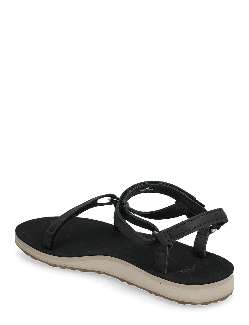 Teva - Original Universal Slim Leather - platta sandaler - black/ tan - 2