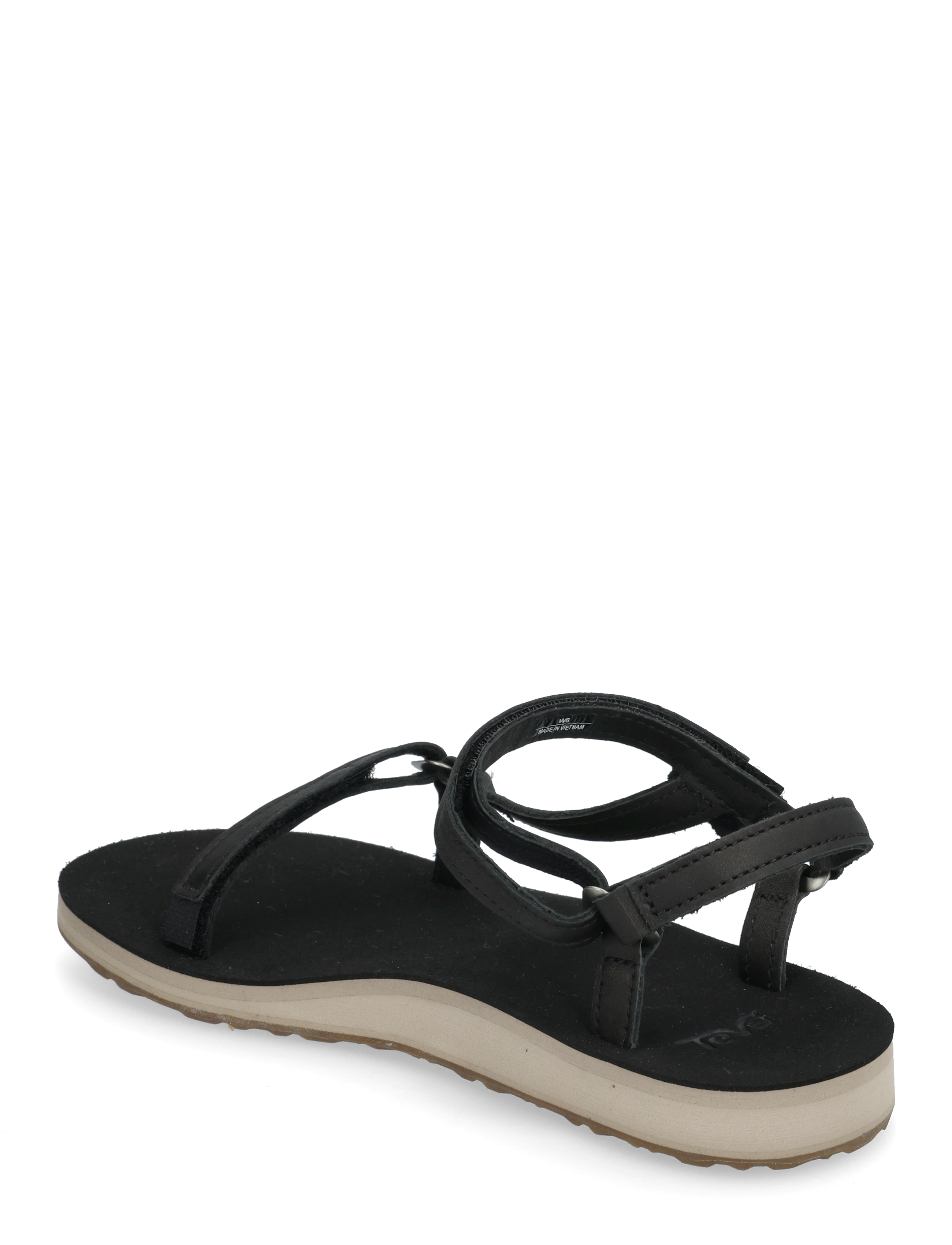 Teva - Original Universal Slim Leather - flade sandaler - black/ tan - 2
