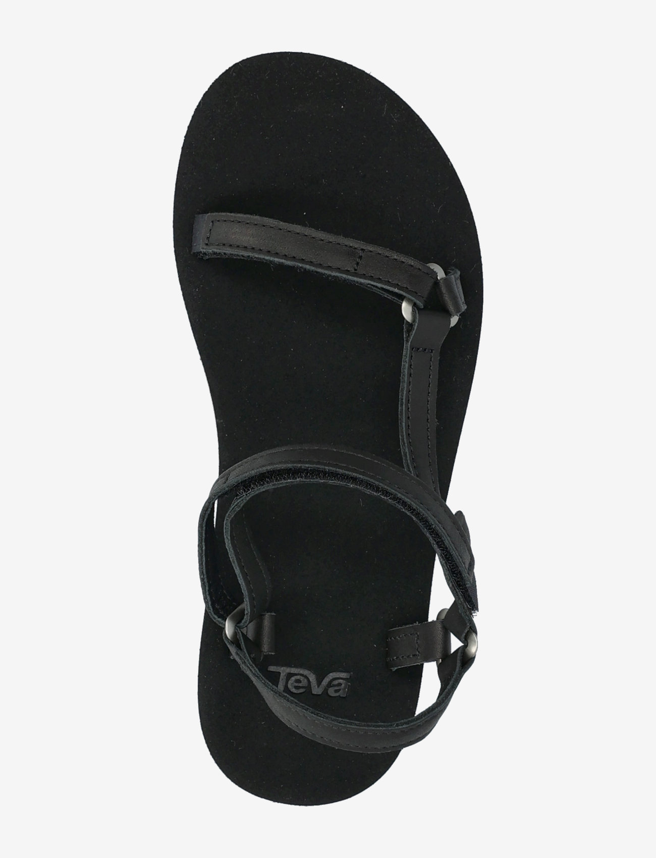 Teva - Original Universal Slim Leather - platta sandaler - black/ tan - 3