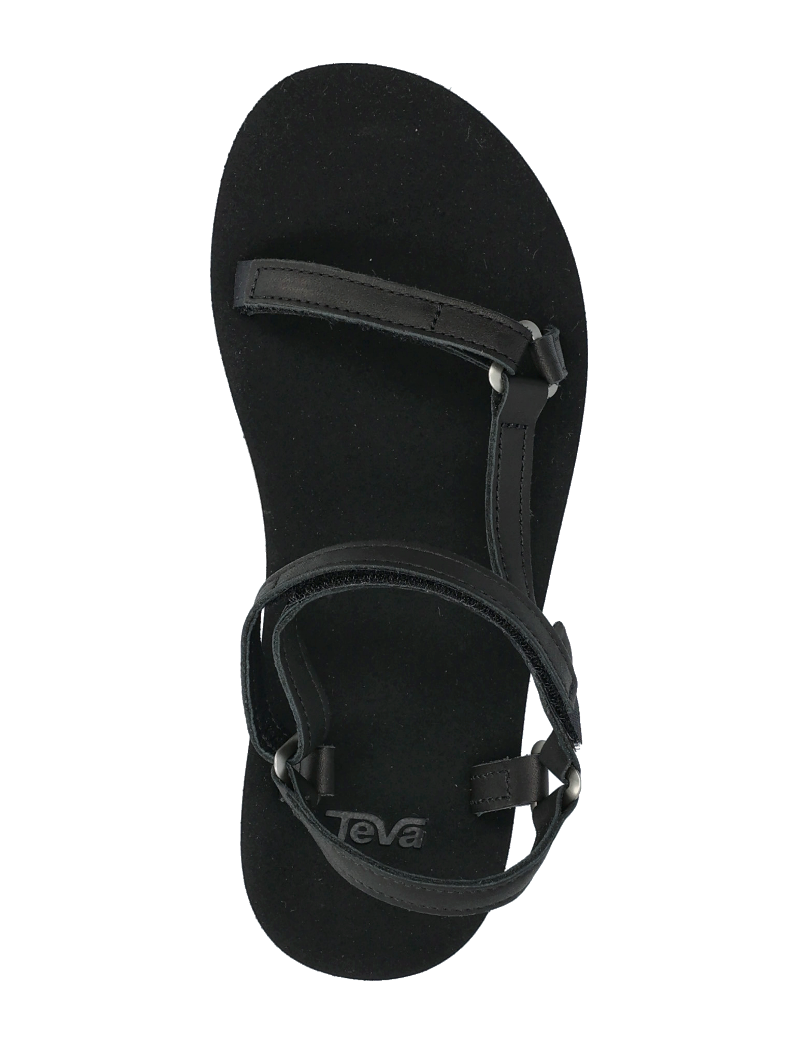 Teva - Original Universal Slim Leather - flade sandaler - black/ tan - 3