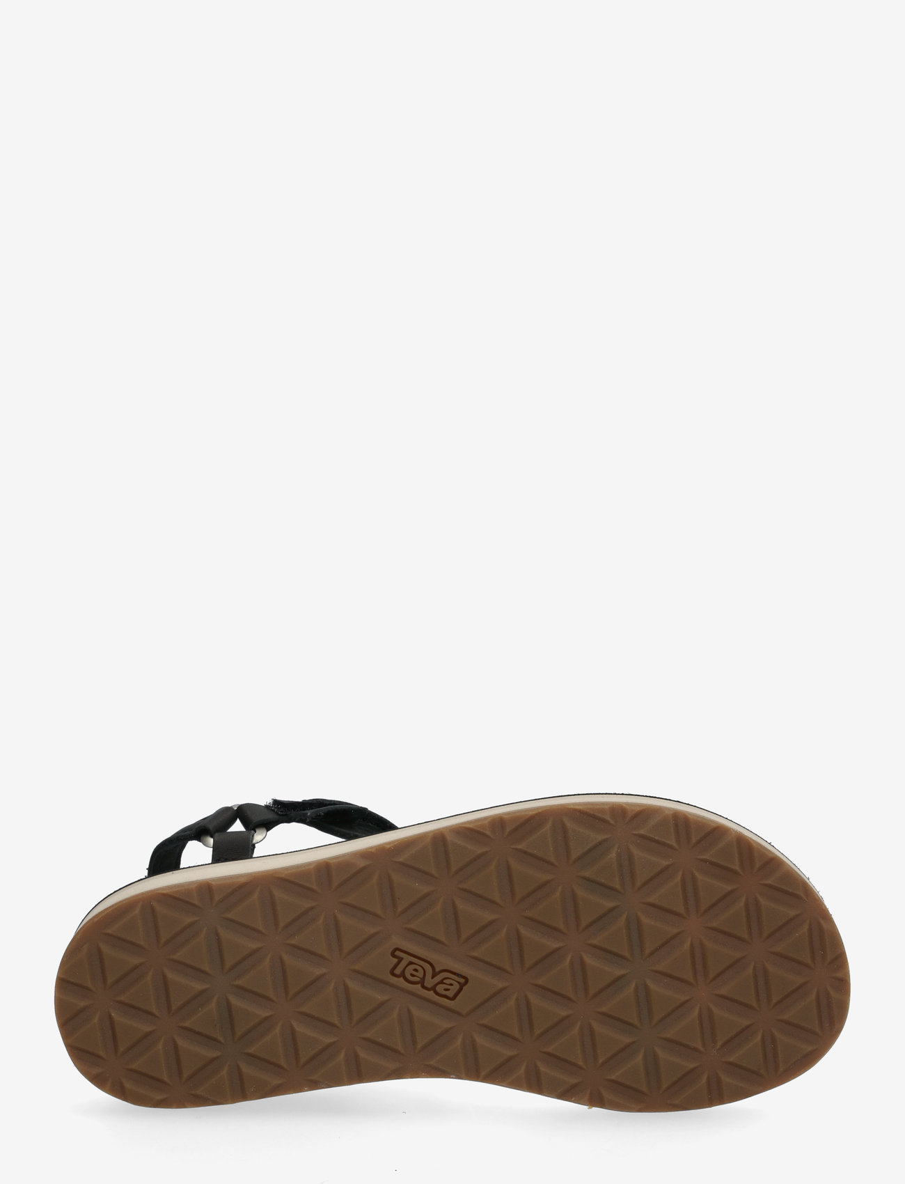 Teva - Original Universal Slim Leather - platta sandaler - black/ tan - 4