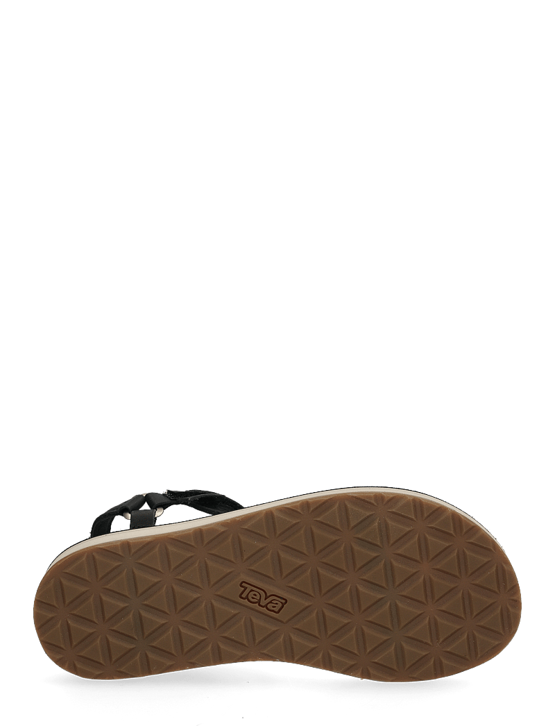 Teva - Original Universal Slim Leather - platta sandaler - black/ tan - 4
