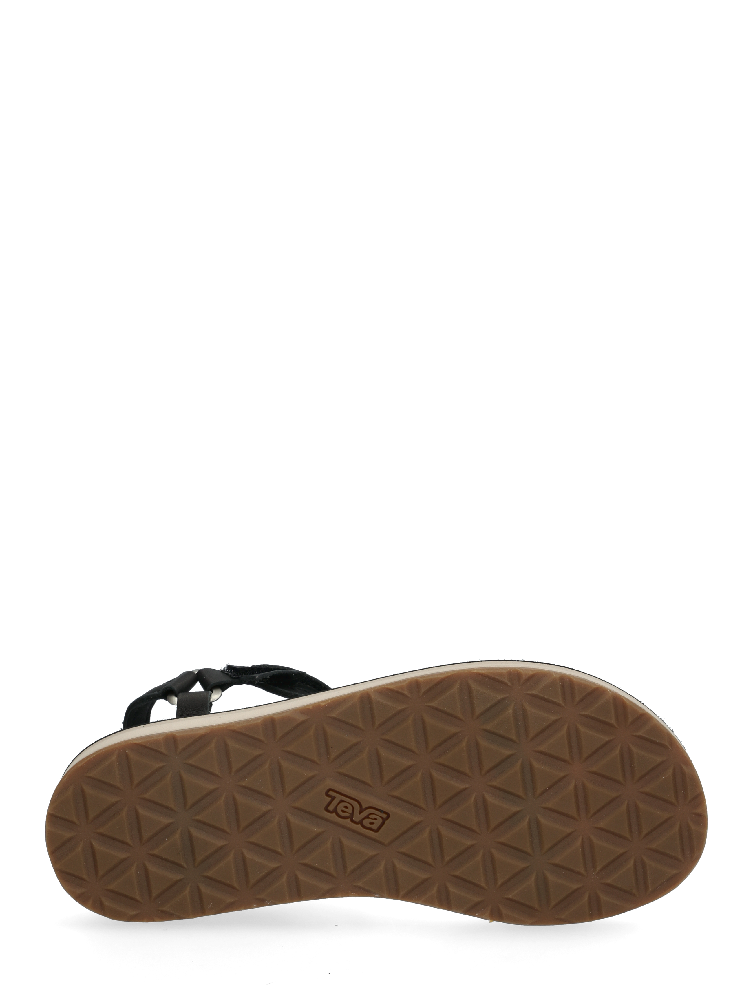 Teva - Original Universal Slim Leather - flade sandaler - black/ tan - 4