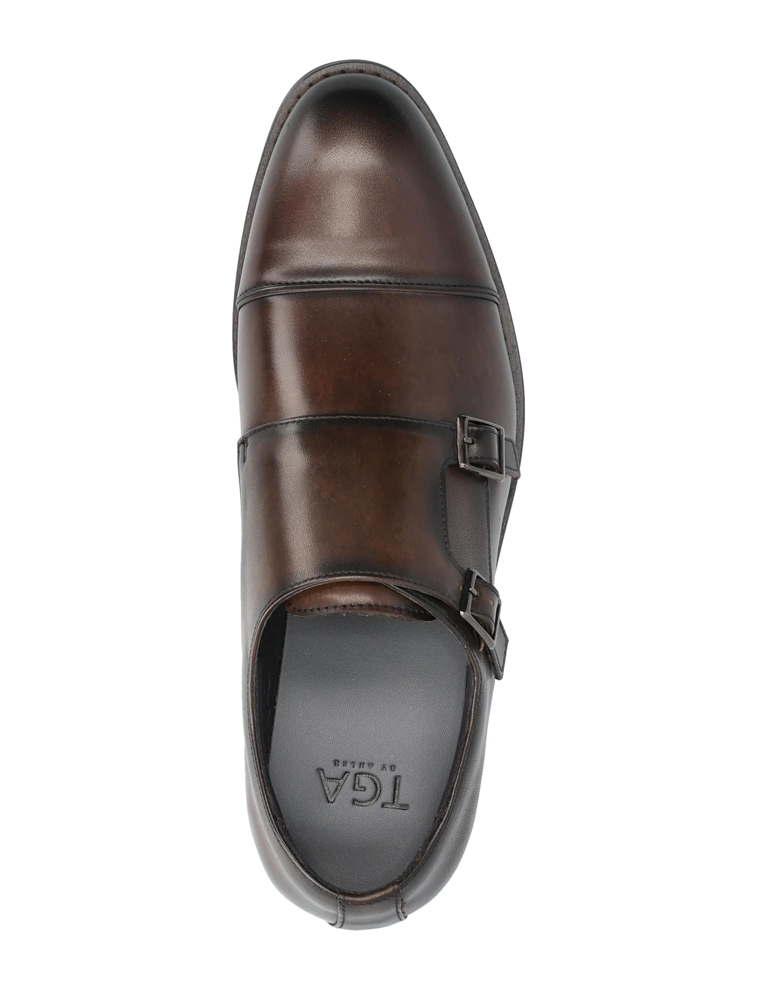 TGA by Ahler - TNS 1022 - derby skór - dk brown - 3