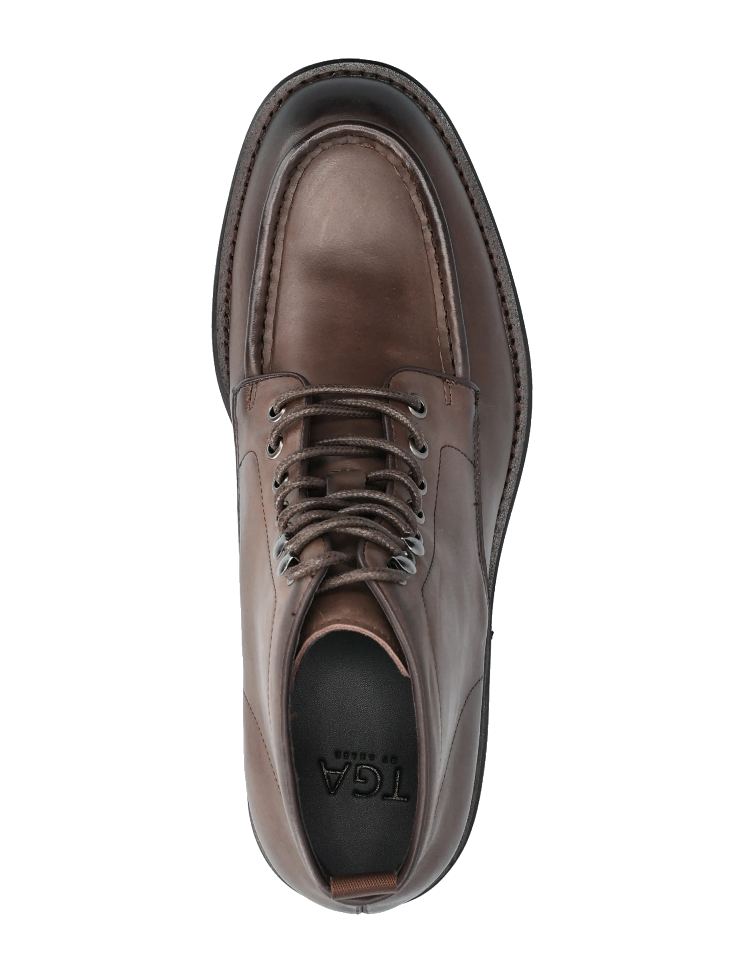 TGA by Ahler - T53 2321 - støvler med snøre - brown - 3