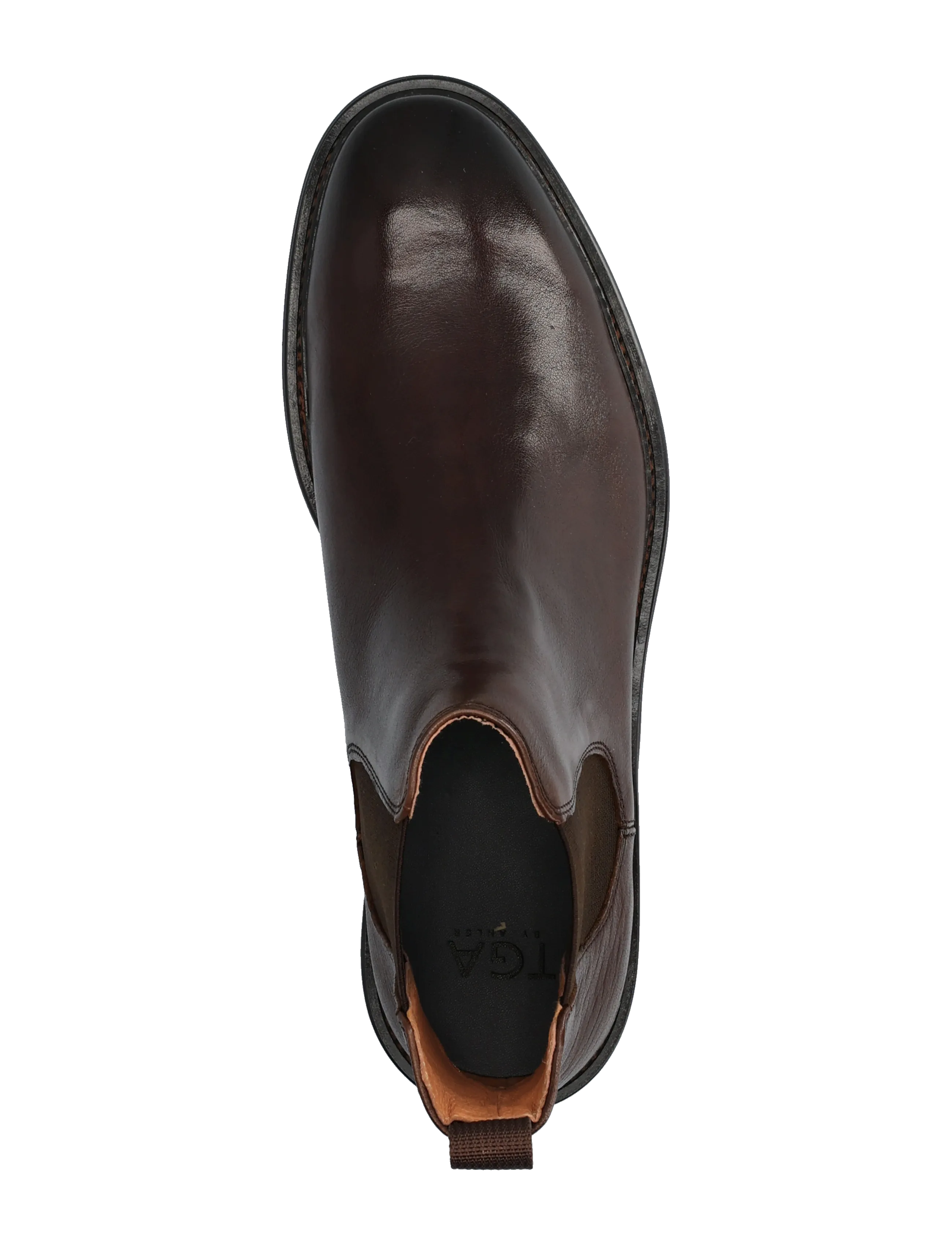 TGA by Ahler - T63 3120 - chelsea boots - dk brown - 3