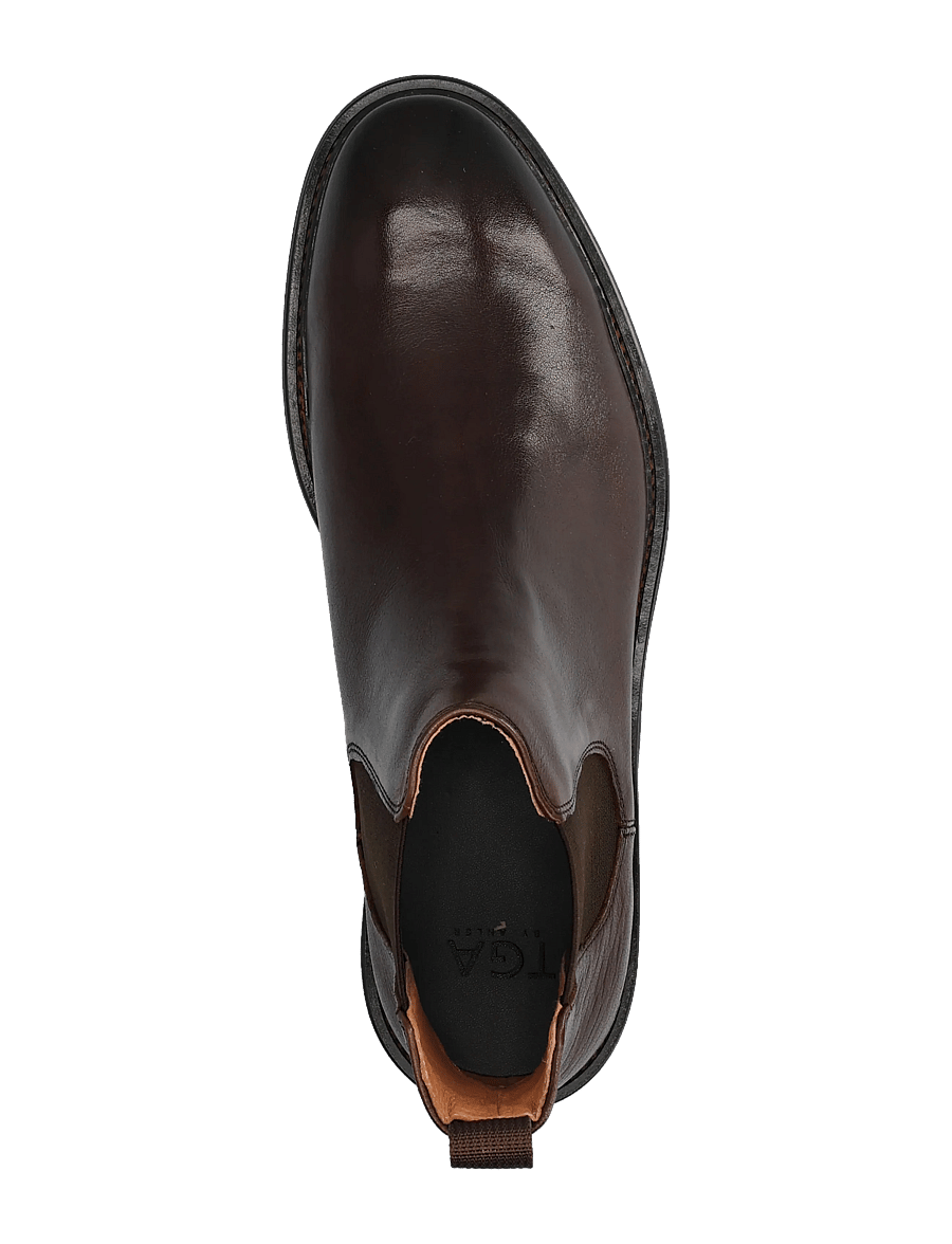 TGA by Ahler - T63 3120 - chelsea boots - dk brown - 3