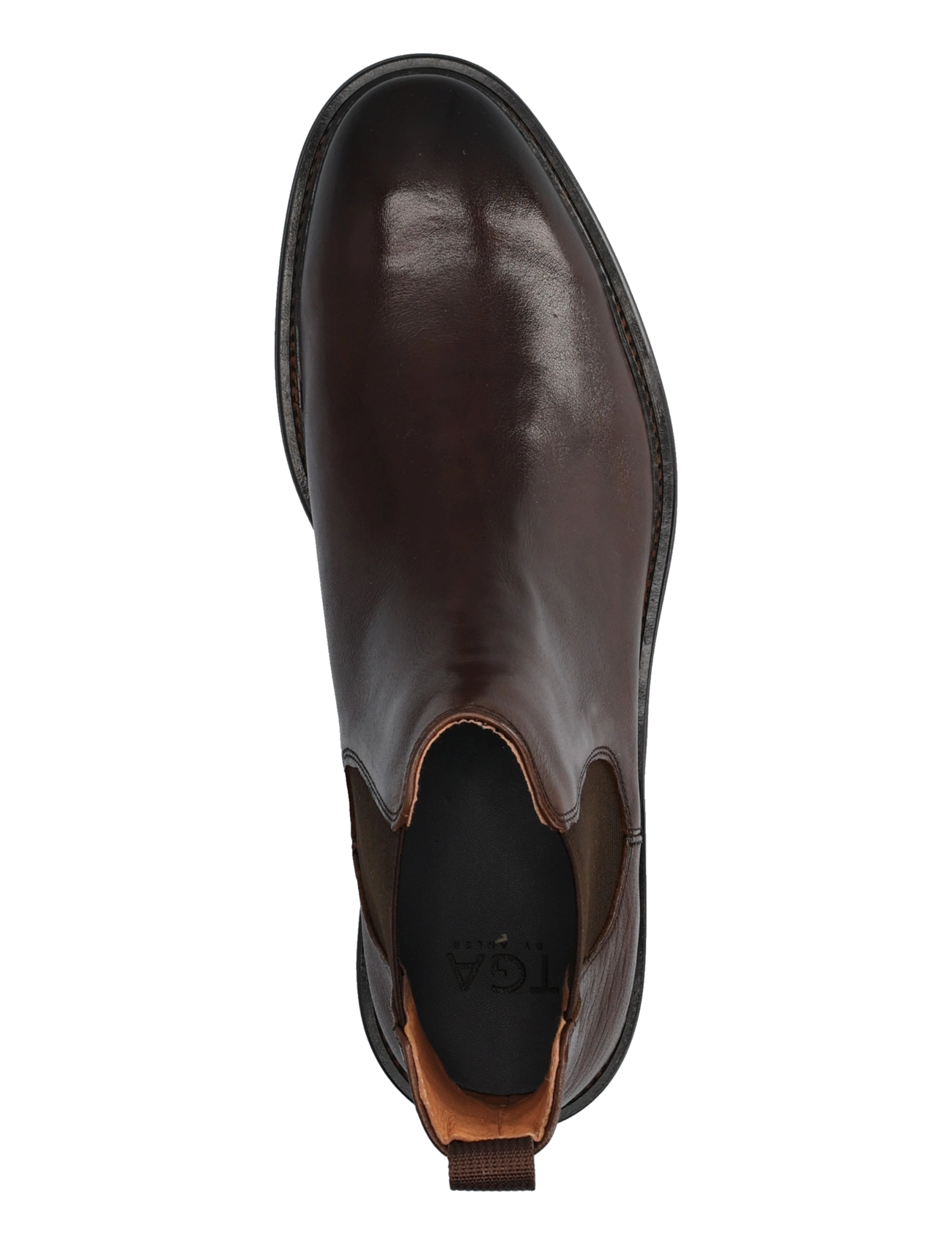 TGA by Ahler - T63 3120 - chelsea boots - dk brown - 3