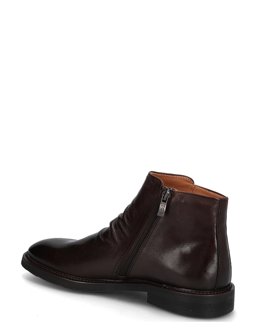 TGA by Ahler - T63 3130 - chelsea boots - dk brown - 1