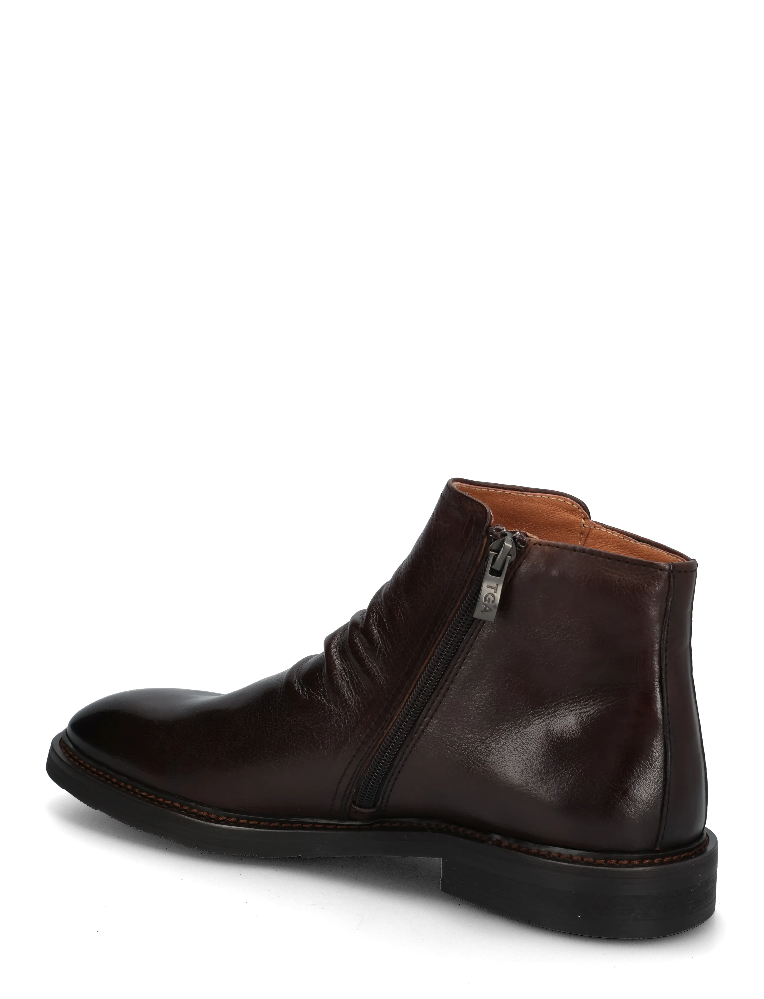 TGA by Ahler - T63 3130 - chelsea boots - dk brown - 1