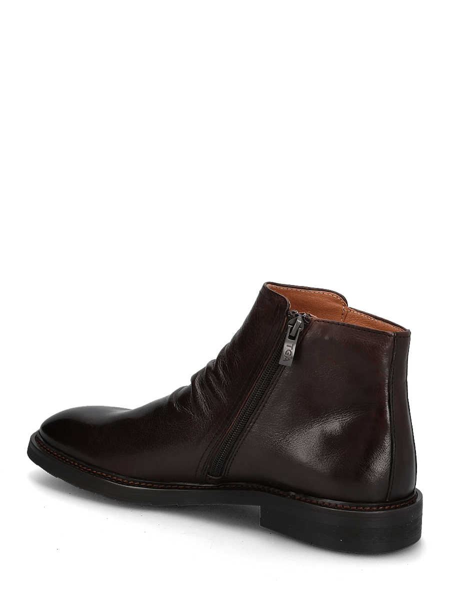 TGA by Ahler - T63 3130 - chelsea boots - dk brown - 1