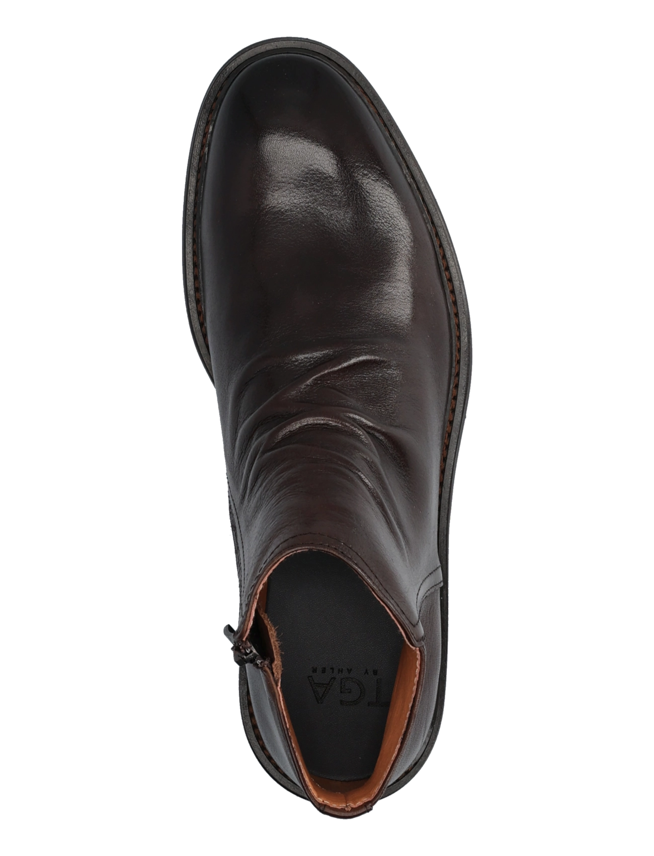TGA by Ahler - T63 3130 - chelsea boots - dk brown - 3