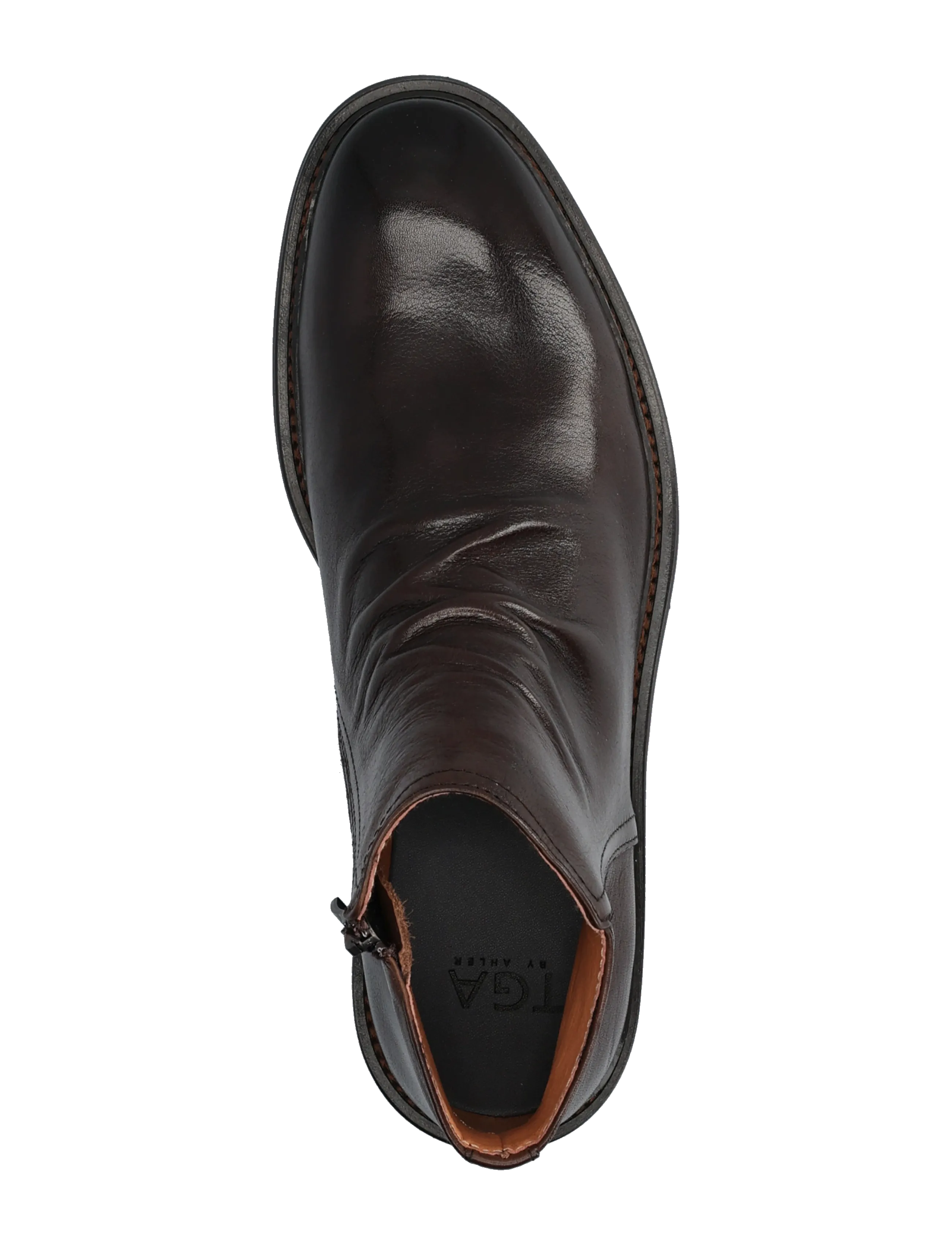 TGA by Ahler - T63 3130 - chelsea boots - dk brown - 3