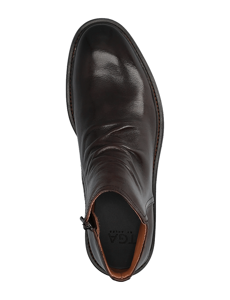 TGA by Ahler - T63 3130 - chelsea boots - dk brown - 3