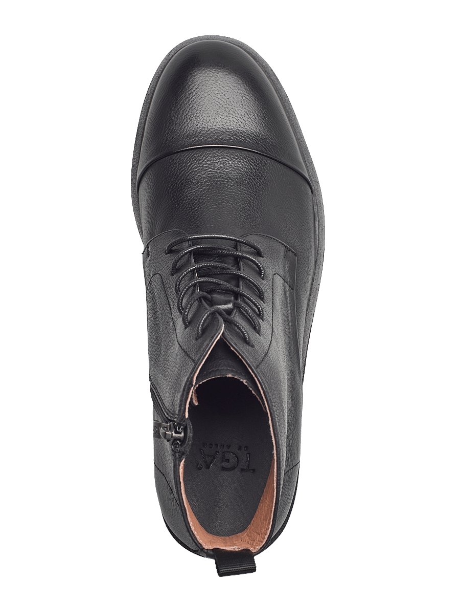TGA by Ahler - T43-5110 - støvler med snøre - black - 3