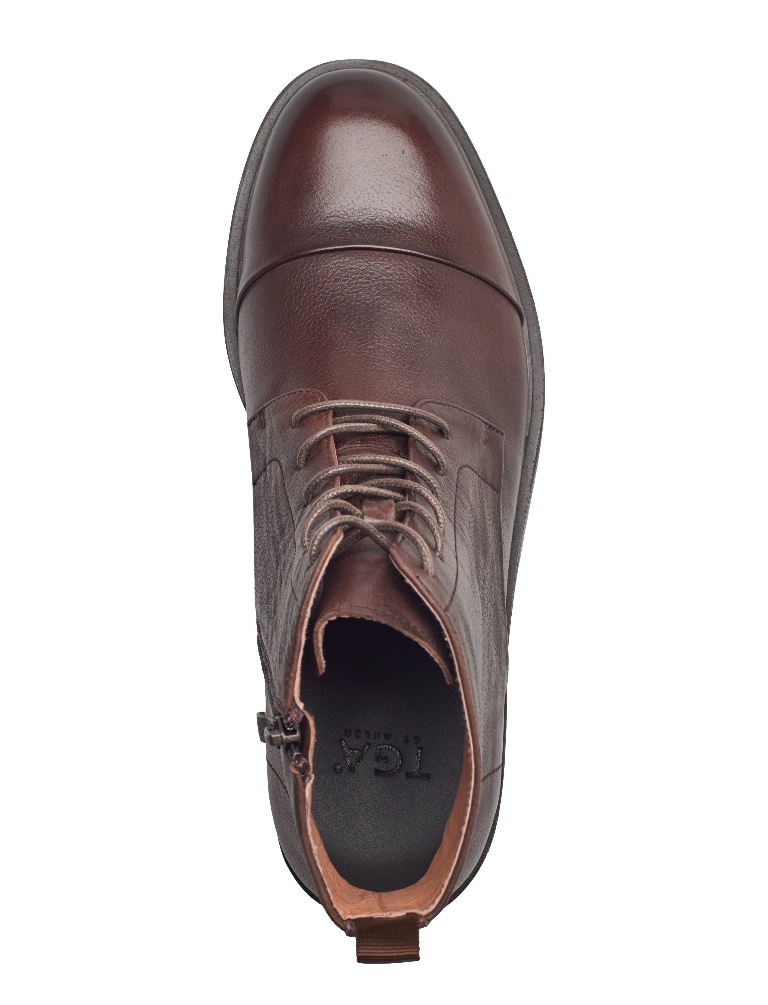 TGA by Ahler - T43-5110 - laced boots - dk brown - 3