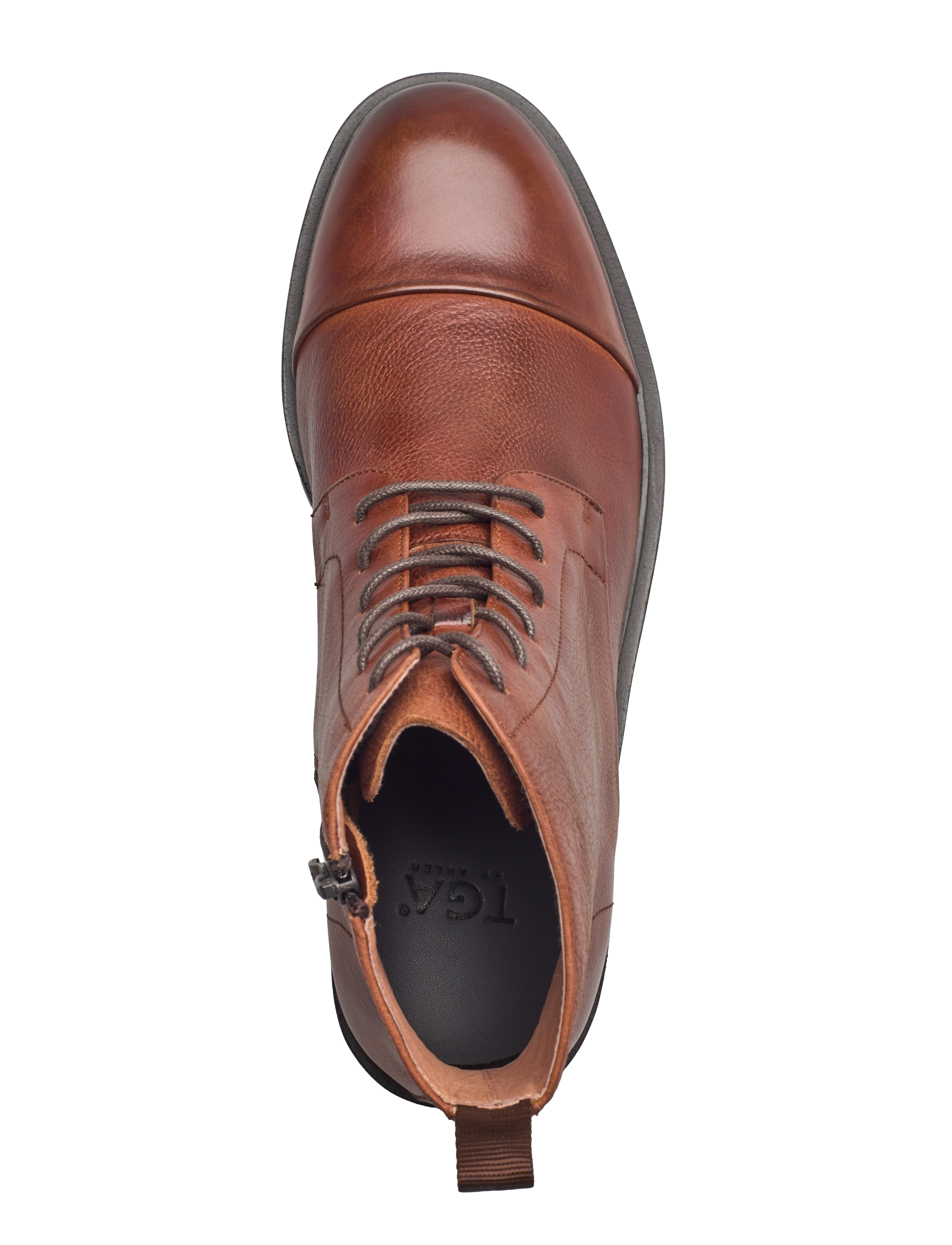 TGA by Ahler - T43-5110 - støvler med snøre - tan - 3