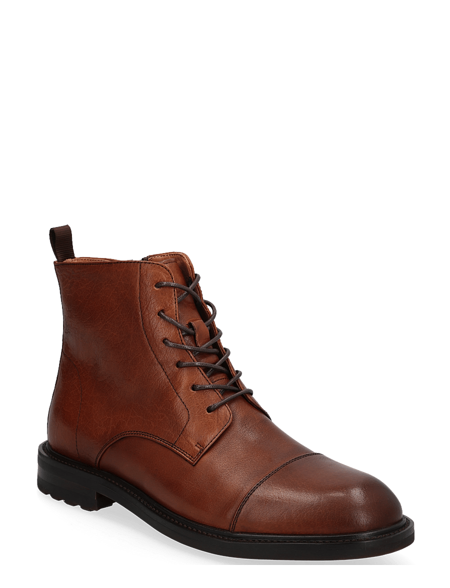 TGA by Ahler - T63 5150 - kängor med snörning - tan - 0